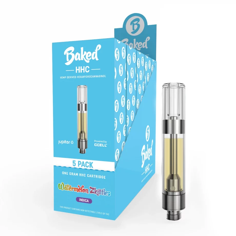 Hemp Derived HHC Cartridges for Retailers by Baked